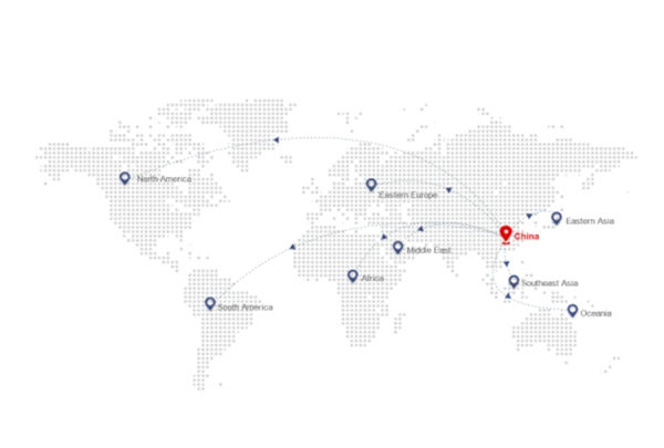 華勁在海內(nèi)外建立了完善的營銷網(wǎng)絡