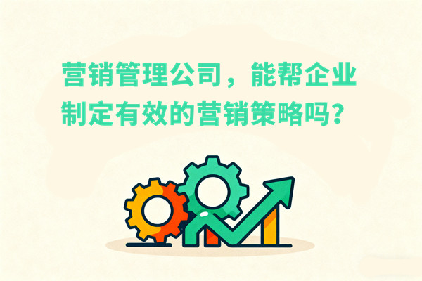 營(yíng)銷管理公司，能幫企業(yè)制定有效的營(yíng)銷策略嗎？
