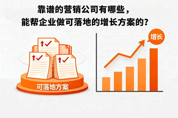 靠譜的營銷公司有哪些，能幫企業(yè)做可落地的增長方案的？
