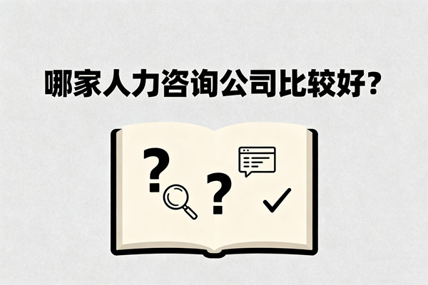 哪家人力咨詢公司比較好？