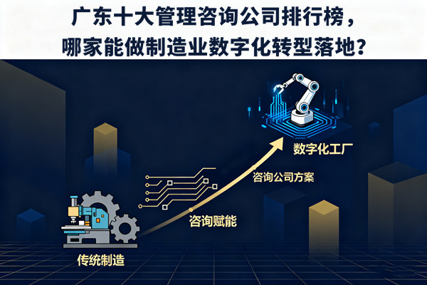 廣東十大管理咨詢公司排行榜，哪家能做制造業(yè)數(shù)字化轉(zhuǎn)型落地？