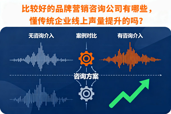 比較好的品牌營銷咨詢公司有哪些，懂傳統(tǒng)企業(yè)線上聲量提升的嗎？