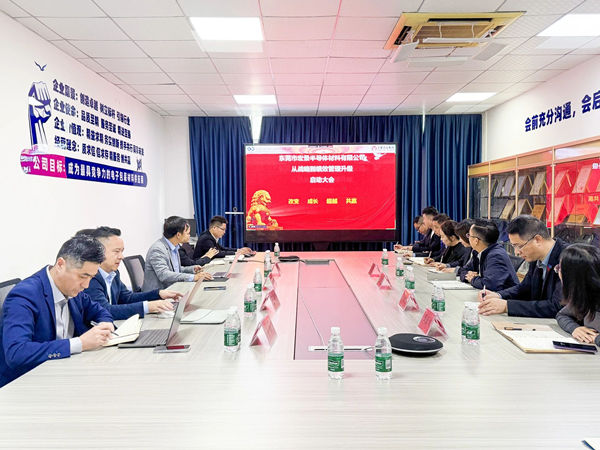 東莞市宏景半導體材料有限公司從戰(zhàn)略到績效管理升級系統(tǒng)咨詢項目啟動